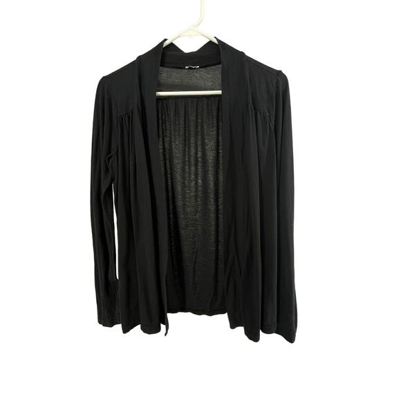 Splendid Black Open Front Cardigan Sweater Women's Size Small - Picture 2 of 6